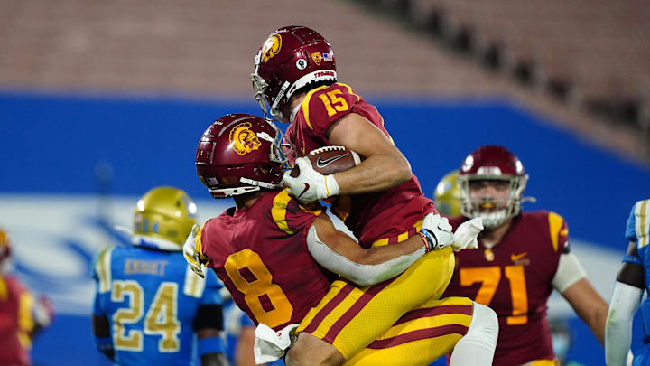 Drake London, Amon-Ra St. Brown, USC Football, USC Trojans