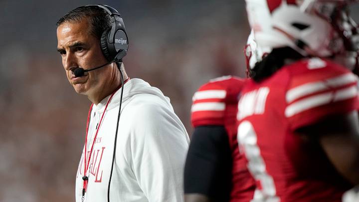 Wisconsin Badgers head coach Luke Fickell. Wisconsin Badgers head coach Luke Fickell.