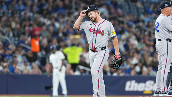 Atlanta Braves pitcher Spencer Schwellenbach