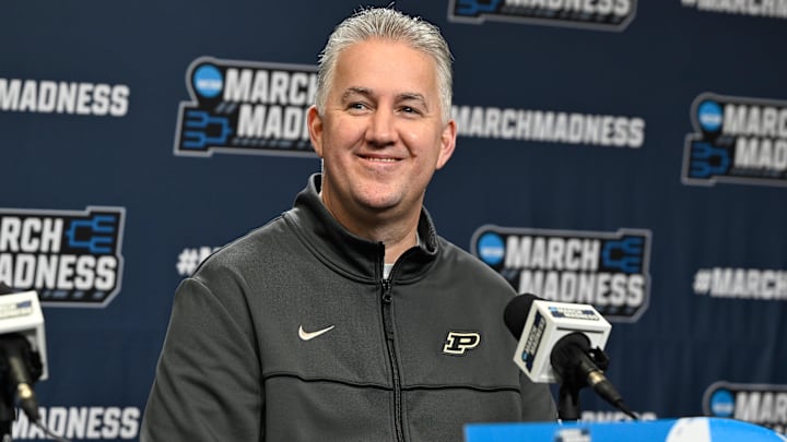 Purdue Boilermakers head coach Matt Painter answers questions Purdue Boilermakers head coach Matt Painter answers questions