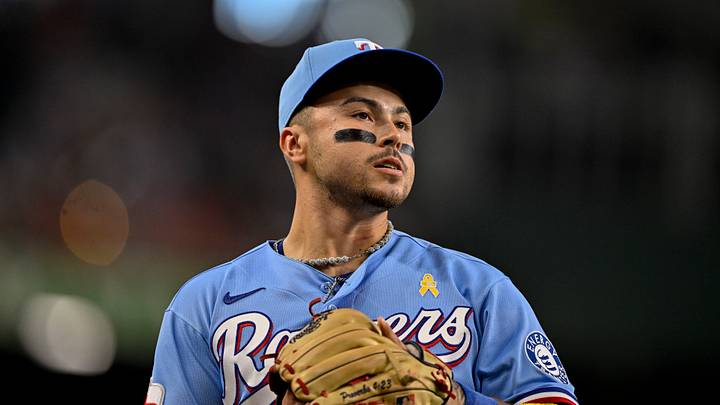 Sep 6, 2026; Arlington, Texas, USA; Texas Rangers third baseman Cody Freeman (39) looks on during the game between the Rangers and the Rays at Globe Life Field. Mandatory Credit: Jerome Miron-Imagn Images Sep 6, 2026; Arlington, Texas, USA; Texas Rangers third baseman Cody Freeman (39) looks on during the game between the Rangers and the Rays at Globe Life Field. Mandatory Credit: Jerome Miron-Imagn Images