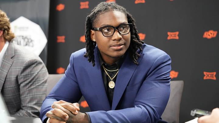 Oklahoma State defensive end Jaleel Johnson. Oklahoma State defensive end Jaleel Johnson.