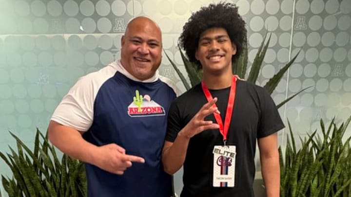 Takeshi Savery on his Arizona Wildcats visit
