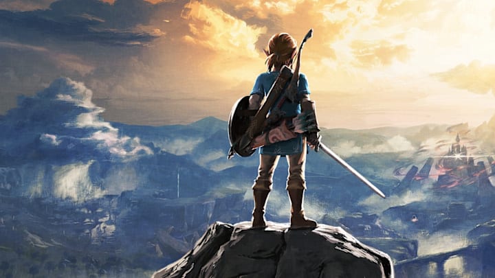 The Legend of Zelda: Breath of the Wild key art.