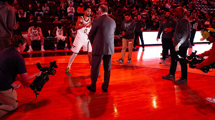Jailen Bedford being introduced as a starter during their game vs Elon.