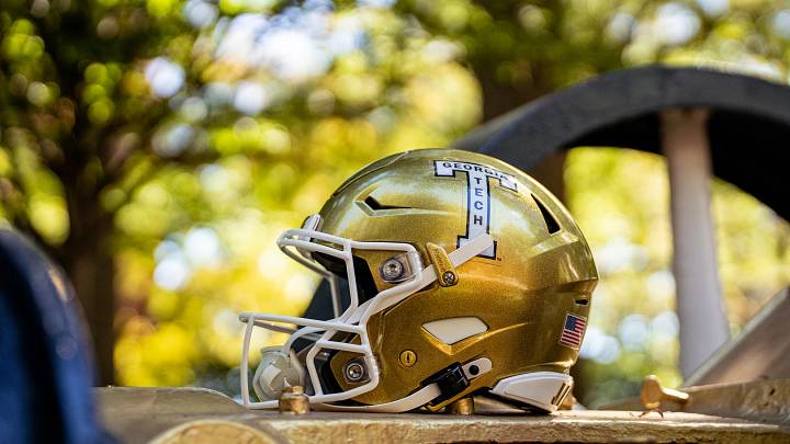 Georgia Tech Football is going to have the vintage Power T logo on the helmets this weekend Georgia Tech Football is going to have the vintage Power T logo on the helmets this weekend