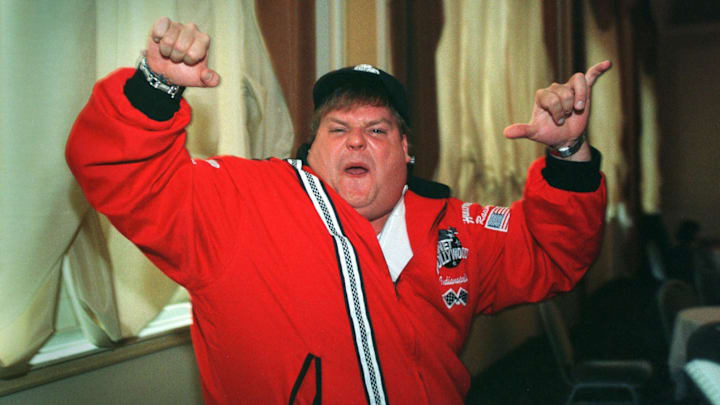 Saturday Night Live's Chris Farley, one of the original Superfans