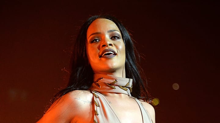 Rihanna performing in her "Anti World Tour"