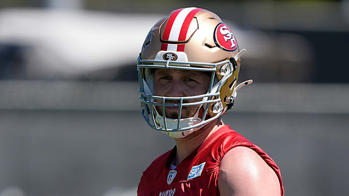 San Francisco 49ers tight end Mason Pline