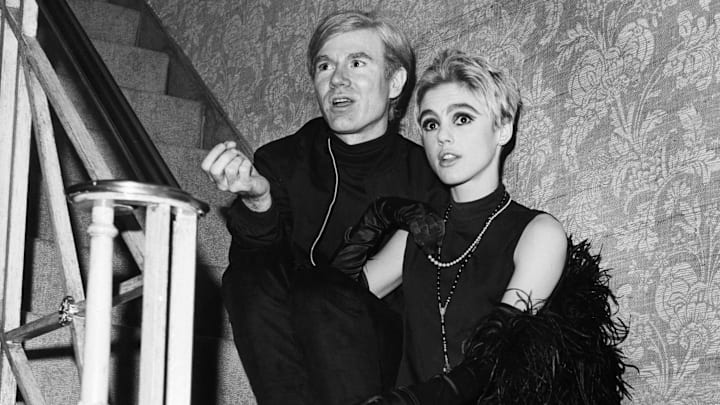 Edie Sedgwick, seen here with Andy Warhol, was one such muse.