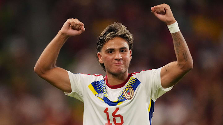 Telasco Segovia debutó con la selección absoluta de Venezuela en 2022