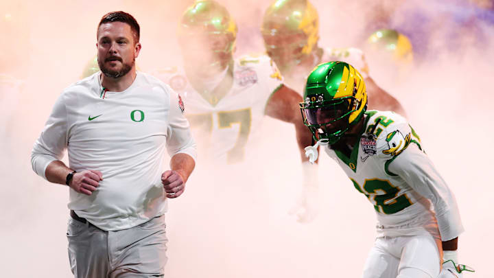 Dan Lanning, College Football Playoff Semifinal - Chick-fil-A Peach Bowl: Oregon v Indiana Dan Lanning, College Football Playoff Semifinal - Chick-fil-A Peach Bowl: Oregon v Indiana