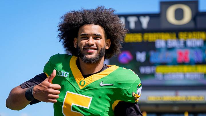 This season has the feel of a special one for the Tom Brady-mentored, ‘Ted Lasso’-watching Dante Moore. This season has the feel of a special one for the Tom Brady-mentored, ‘Ted Lasso’-watching Dante Moore.