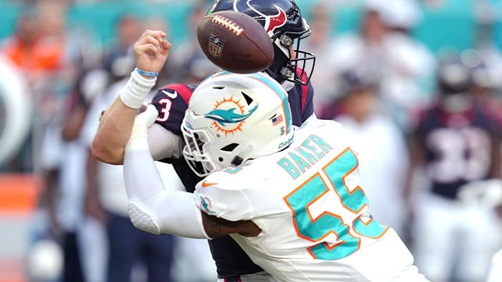 Former Miami Dolphins LB Jerome Baker