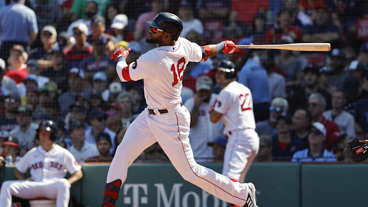 Franchy Cordero spent two seasons with the Red Sox