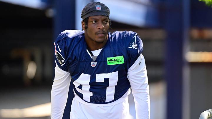 Former New England Patriots linebacker Olakunle Fatukasi. Former New England Patriots linebacker Olakunle Fatukasi.