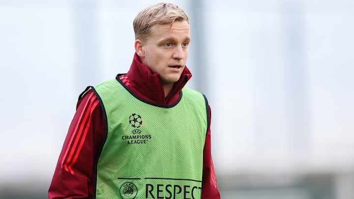 Manchester United Training Session And Press Conference - UEFA Champions League 2023/24