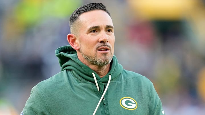 Green Bay Packers head coach Matt LaFleur Green Bay Packers head coach Matt LaFleur