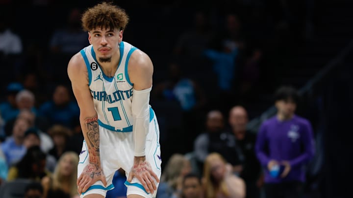 harlotte Hornets guard LaMelo Ball.