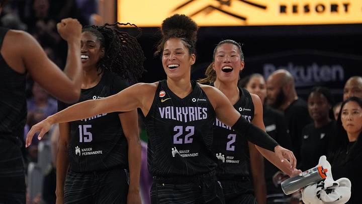 Golden State Valkyries guard Veronica Burton is a strong prop target on Sunday. Golden State Valkyries guard Veronica Burton is a strong prop target on Sunday.