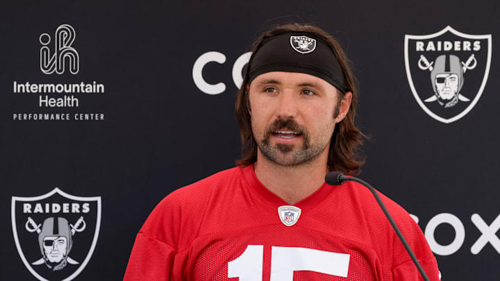 Las Vegas Raiders QB Gardner Minshew.