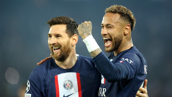 Messi y Neymar con el PSG