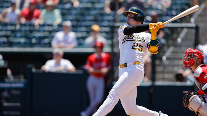 Athletics right fielder Brent Rooker is a solid prop target on Thursday.