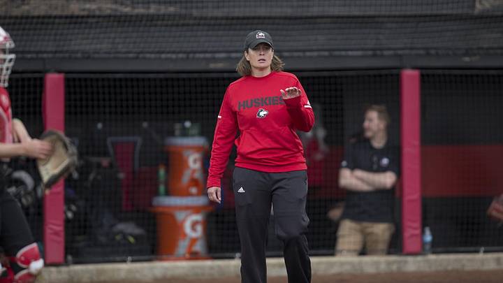 Former Northern Illinois head softball coach Christina Sutcliffe is suing the school after being fired in 2024. Former Northern Illinois head softball coach Christina Sutcliffe is suing the school after being fired in 2024.
