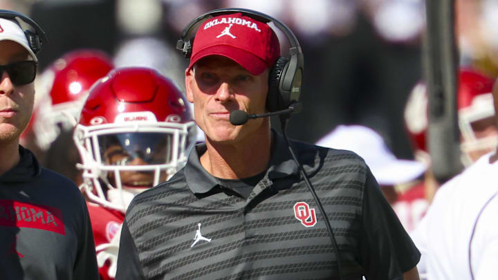 Oklahoma coach Brent Venables Oklahoma coach Brent Venables
