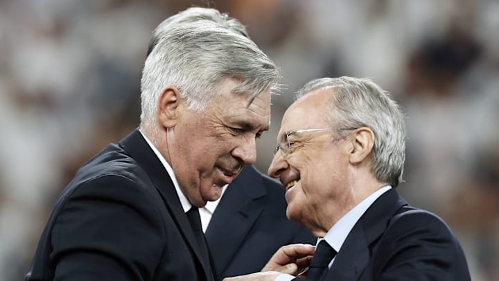 Carlo Ancelotti et Florentino Pérez - Real Madrid