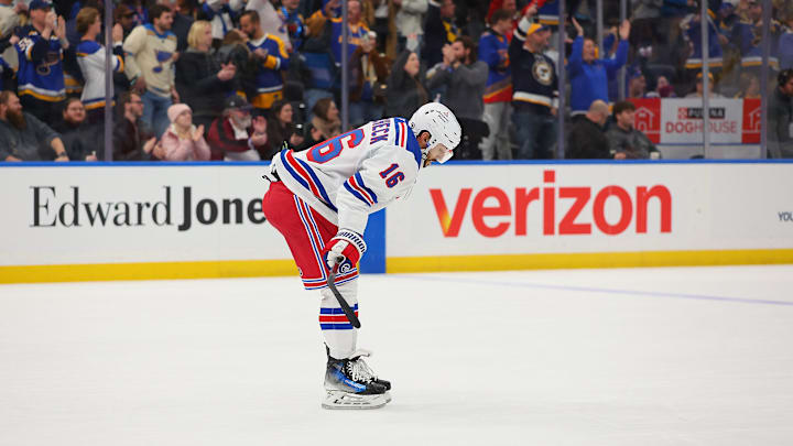 Vincent Trocheck, New York Rangers v St Louis Blues