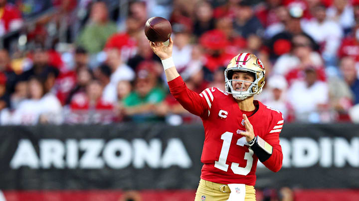 San Francisco 49ers quarterback Brock Purdy (13) San Francisco 49ers quarterback Brock Purdy (13)