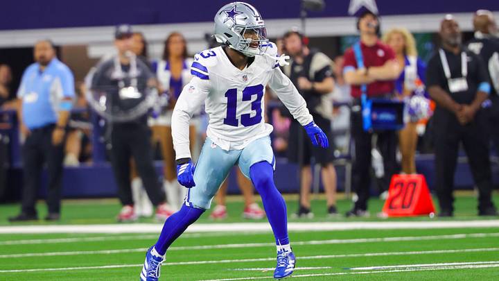 Dallas Cowboys defensive back Caleb Downs (13) in action during the game against the Tampa Bay Buccaneers at AT&T Stadium. Mandatory Credit: Kevin Jairaj-Imagn Images Dallas Cowboys defensive back Caleb Downs (13) in action during the game against the Tampa Bay Buccaneers at AT&T Stadium. Mandatory Credit: Kevin Jairaj-Imagn Images