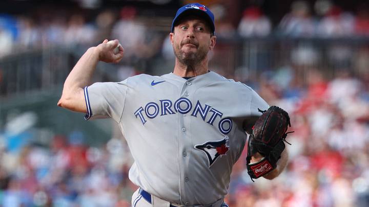 Toronto Blue Jays pitcher Max Scherzer. Toronto Blue Jays pitcher Max Scherzer.