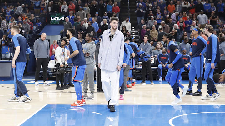 Oklahoma City Thunder forward Chet Holmgren.