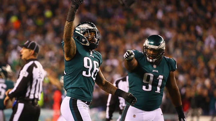 Derek Barnett (L), Fletcher Cox (R) Philadelphia Eagles