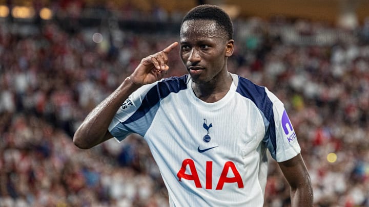 Pape Matar Sarr’s strike separated Arsenal and Tottenham in Hong Kong.