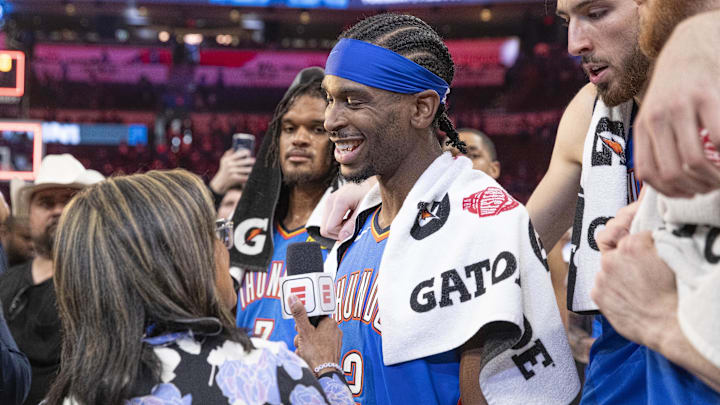 Oklahoma City Thunder guard Shai Gilgeous-Alexander on May 18, 2025.