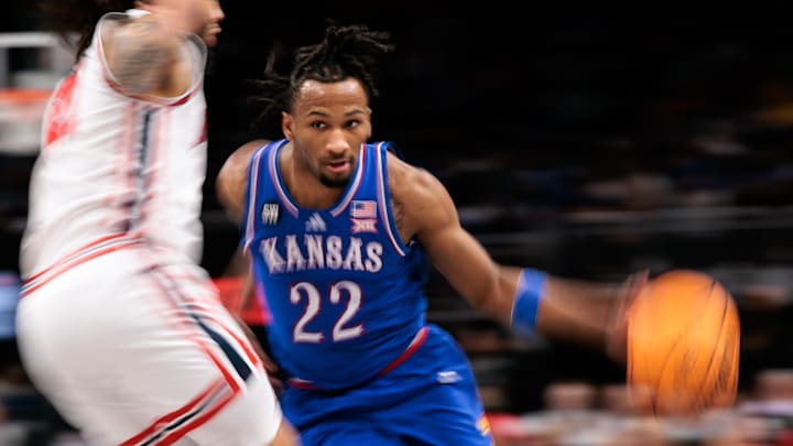 Kansas is favored against California Baptist in the Round of 64.