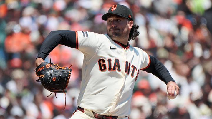 May 24, 2026; San Francisco, California, USA; San Francisco Giants starting pitcher Robbie Ray (38) throws a pitch against the Chicago White Sox during the first inning at Oracle Park. Mandatory Credit: Robert Edwards-Imagn Images May 24, 2026; San Francisco, California, USA; San Francisco Giants starting pitcher Robbie Ray (38) throws a pitch against the Chicago White Sox during the first inning at Oracle Park. Mandatory Credit: Robert Edwards-Imagn Images