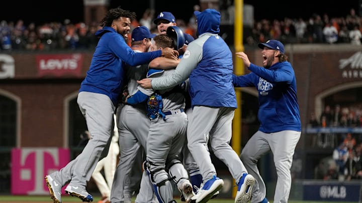 Los Dodgers celebraron el triunfo ante San Francisco 
