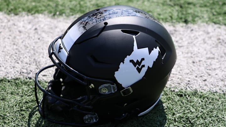 WVU Football Coal Rush helmet WVU Football Coal Rush helmet