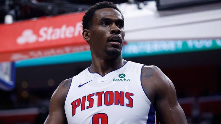 Apr 22, 2026; Detroit, Michigan, USA; Detroit Pistons center Jalen Duren (0) reacts during the second half against the Orlando Magic during game two of the first round of the 2026 NBA Playoffs at Little Caesars Arena. Mandatory Credit: Rick Osentoski-Imagn Images Apr 22, 2026; Detroit, Michigan, USA; Detroit Pistons center Jalen Duren (0) reacts during the second half against the Orlando Magic during game two of the first round of the 2026 NBA Playoffs at Little Caesars Arena. Mandatory Credit: Rick Osentoski-Imagn Images