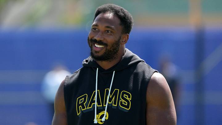 Los Angeles Rams defensive end Myles Garrett