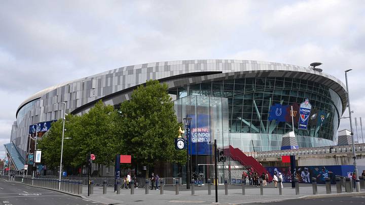 Oct 3, 2026; London, United Kingdom; A general overall view of Tottenham Hotpsur Stadium, the site of the 2026 NFL London Games between the Washington Commanders and the Indianapolis Colts and the Philadelphia Eagles and the Jacksonville Jaguars. Mandatory Credit: Kirby Lee-Imagn Images Oct 3, 2026; London, United Kingdom; A general overall view of Tottenham Hotpsur Stadium, the site of the 2026 NFL London Games between the Washington Commanders and the Indianapolis Colts and the Philadelphia Eagles and the Jacksonville Jaguars. Mandatory Credit: Kirby Lee-Imagn Images