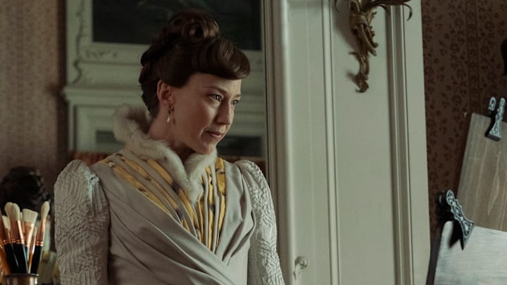 Carrie Coon in The Gilded Age season 3 on HBO