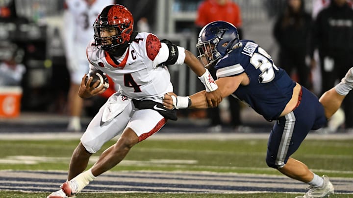 San Diego State quarterback Jayden Denegal.