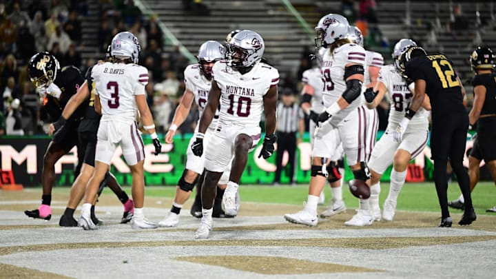 Montana running back Eli Gillman (10)