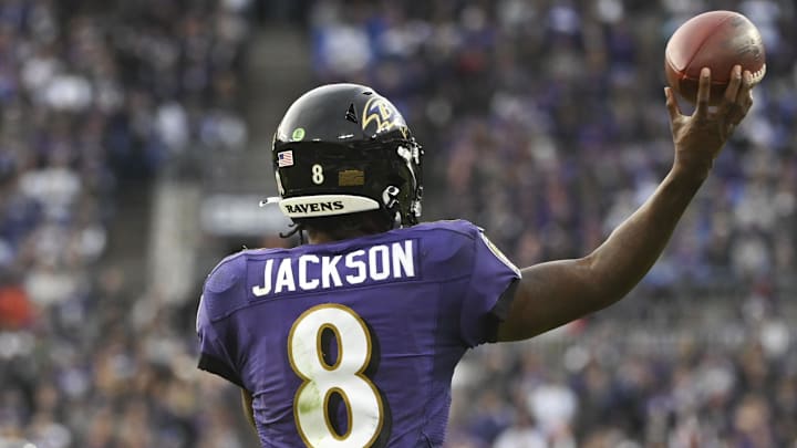 Baltimore Ravens quarterback Lamar Jackson is still in the running for NFL MVP amongst players like Tom Brady, Josh Allen and Kyler Murray.