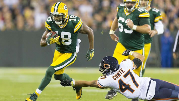 Chris Conte can't tackle Randall Cobb in a game at Lambeau field in 2012. When he couldn't stop Cobb the next year at Soldier Field on one play, it became a problem.